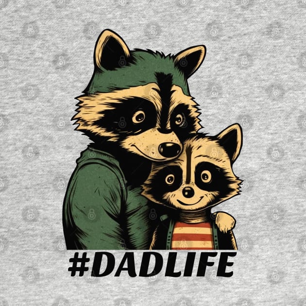 Raccoon dad by Nasitama
